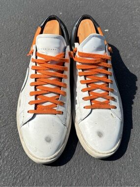 Oliver Cabell Men’s Low 1 “Starfish” Leather Sneakers